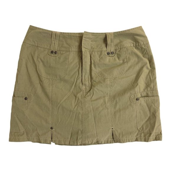🍓Y2K KHAKI GREEN CARGO TECH SKORT🍓 - Picture 1 of 4